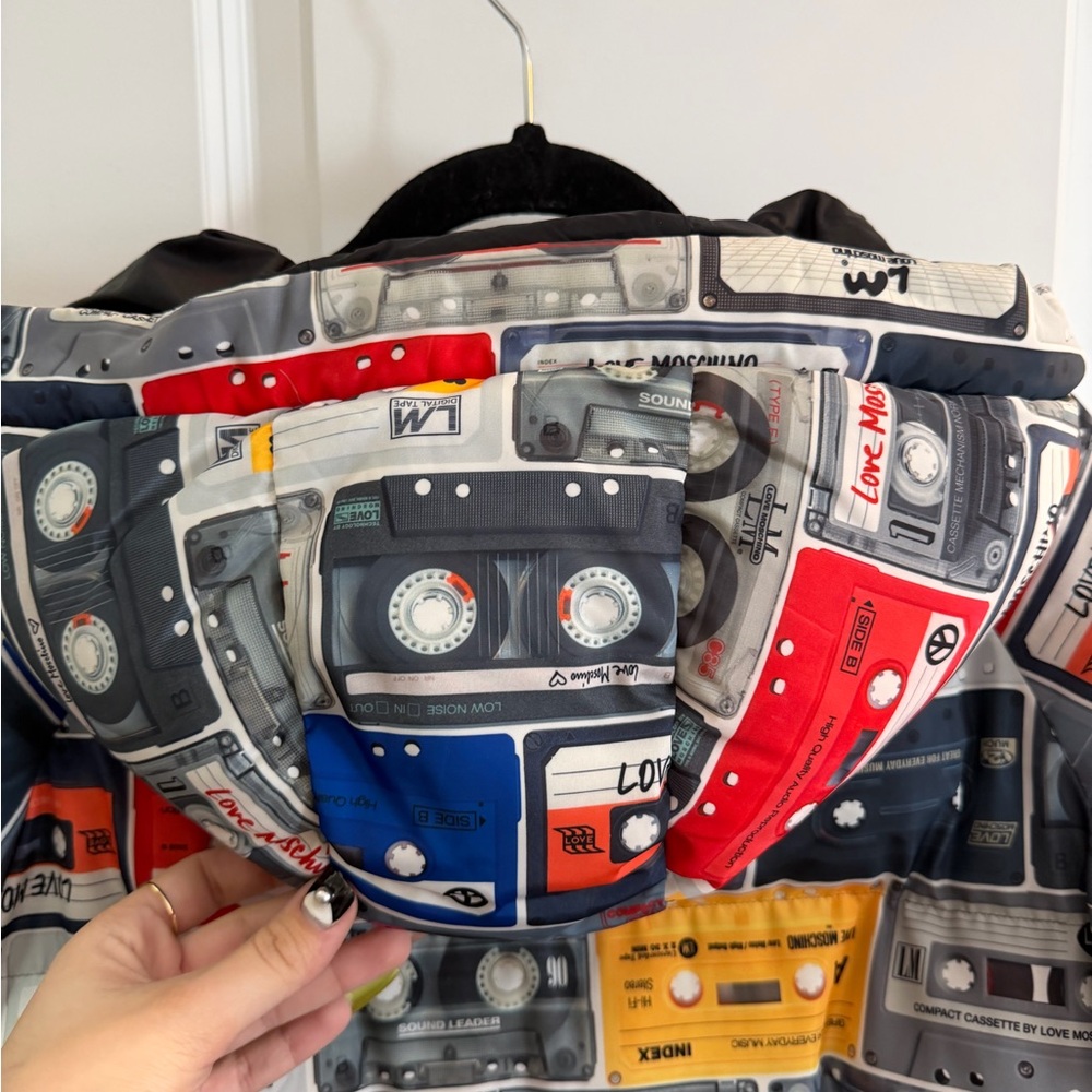 Love Moschino Cassette Print Jacket - Picture 5 of 5
